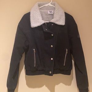 Denim Sherpa Jacket